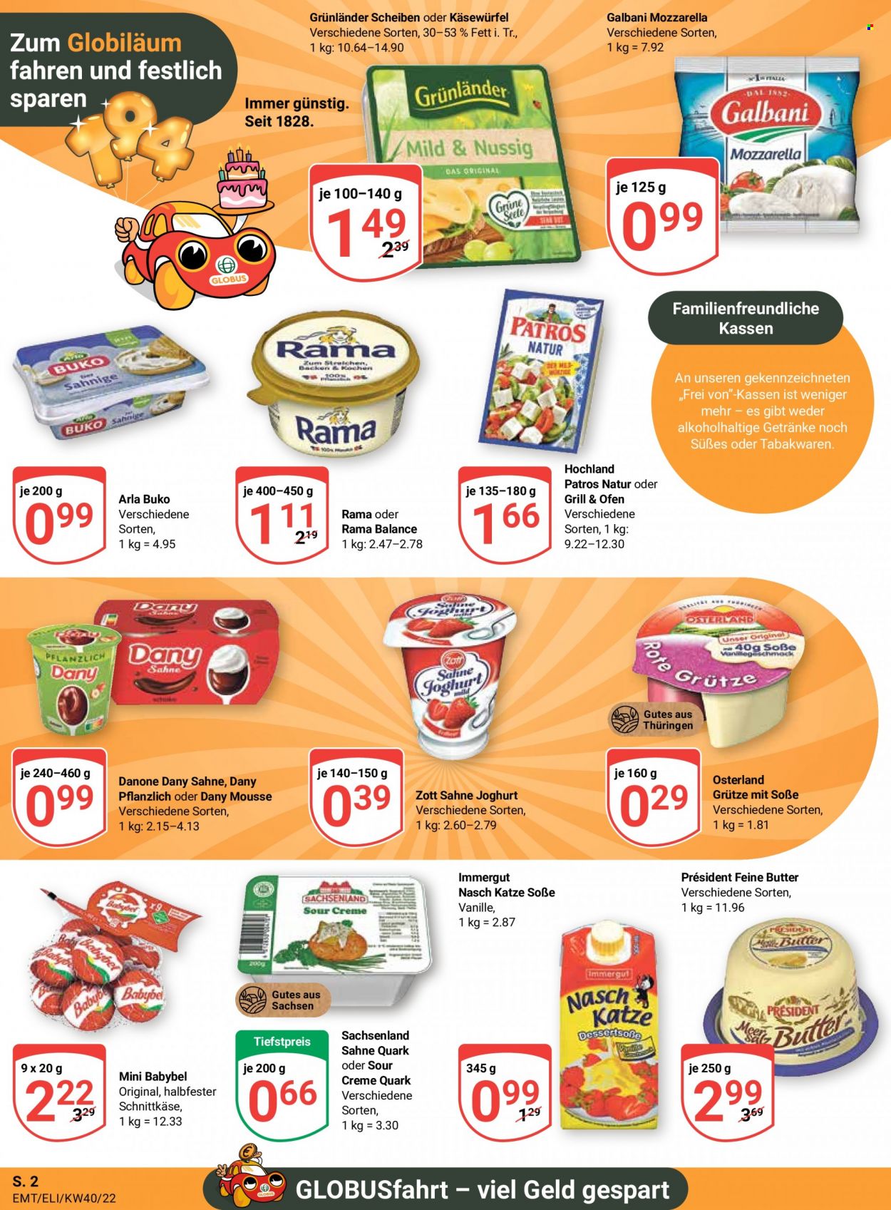 Globus Prospekte  - 4.10.2022 - 8.10.2022. Seite 2