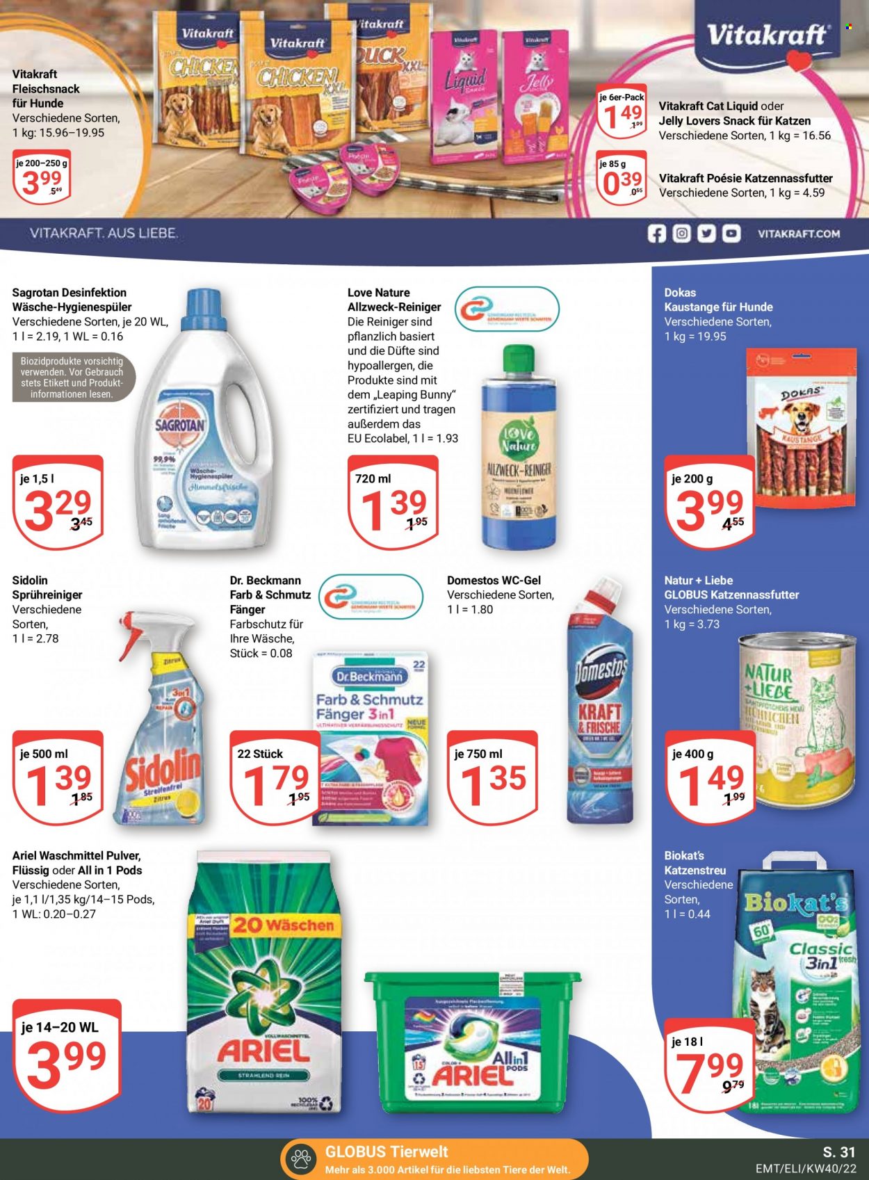 Globus Prospekte  - 4.10.2022 - 8.10.2022. Seite 31