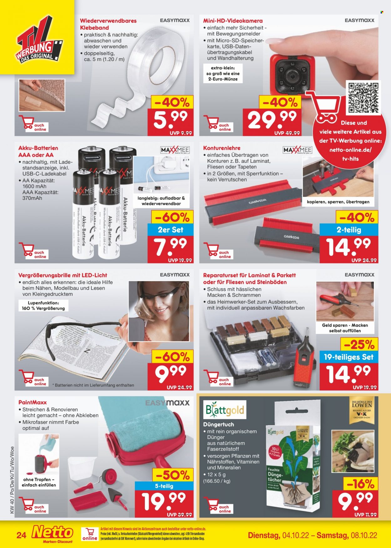 Netto Marken-Discount Prospekte  - 4.10.2022 - 8.10.2022. Seite 24
