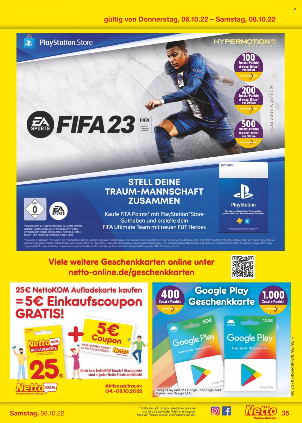 Netto Marken-Discount Prospekte  - 4.10.2022 - 8.10.2022. Seite 35