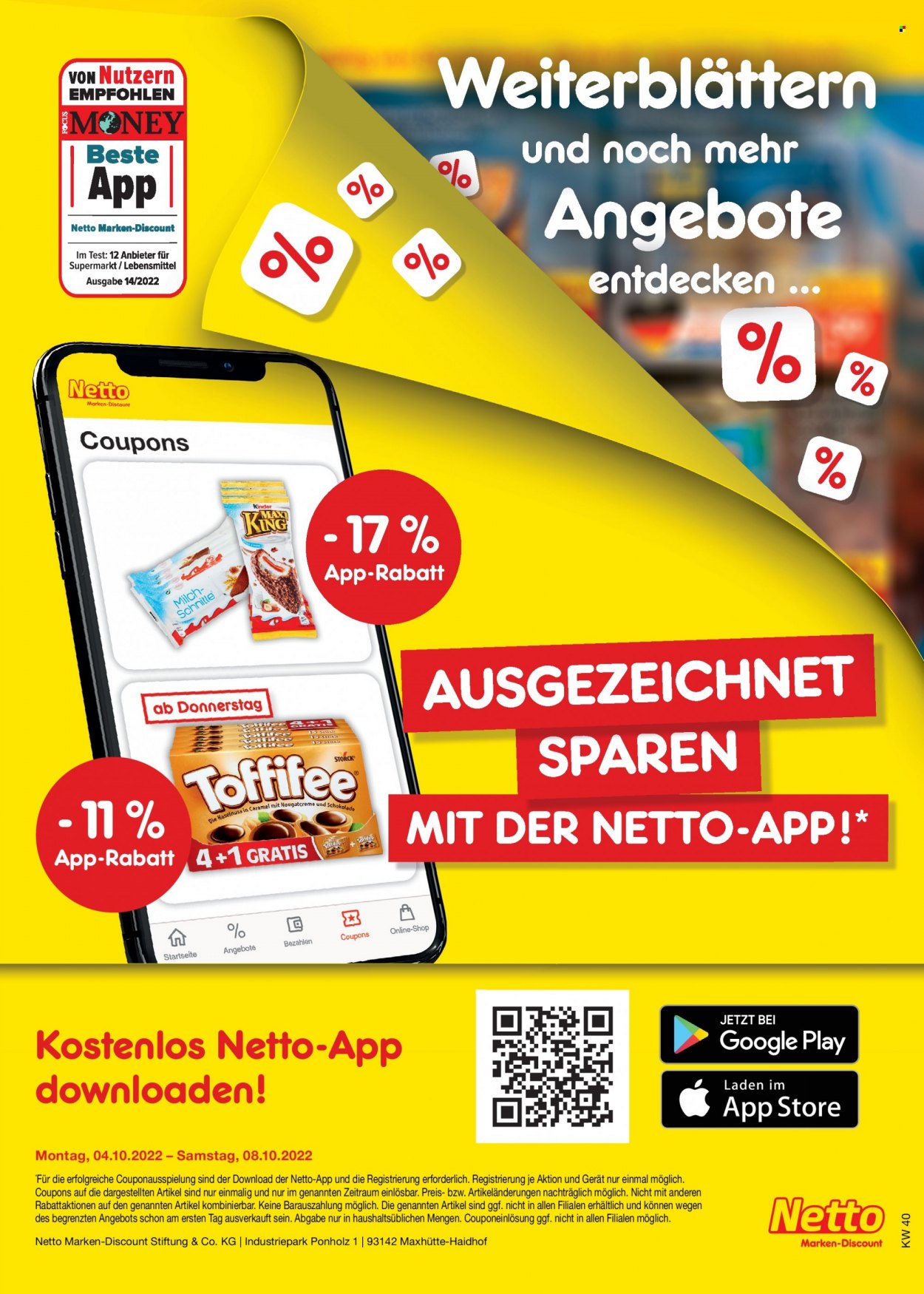 Netto Marken-Discount Prospekte  - 4.10.2022 - 8.10.2022. Seite 41