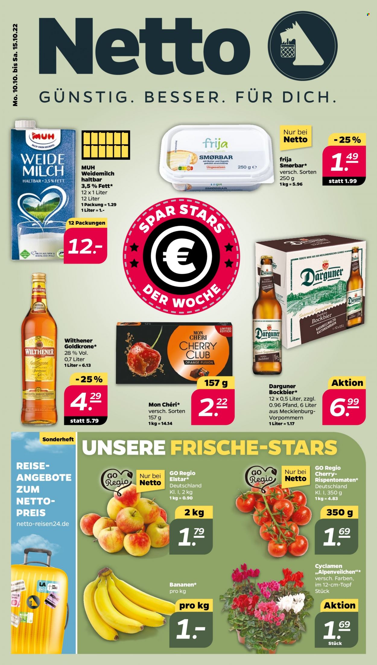 Netto Prospekte  - 10.10.2022 - 15.10.2022. Seite 1