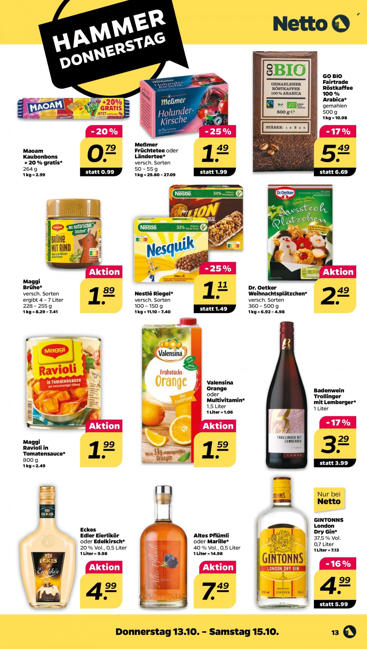 Netto Prospekte  - 10.10.2022 - 15.10.2022. Seite 13