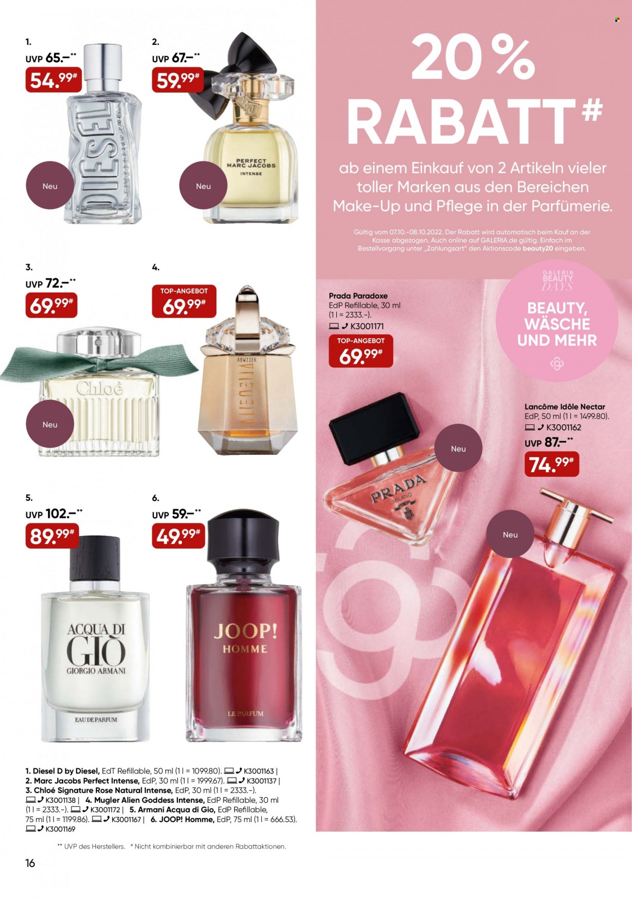 GALERIA Karstadt Kaufhof Prospekte  - 5.10.2022 - 11.10.2022. Seite 16
