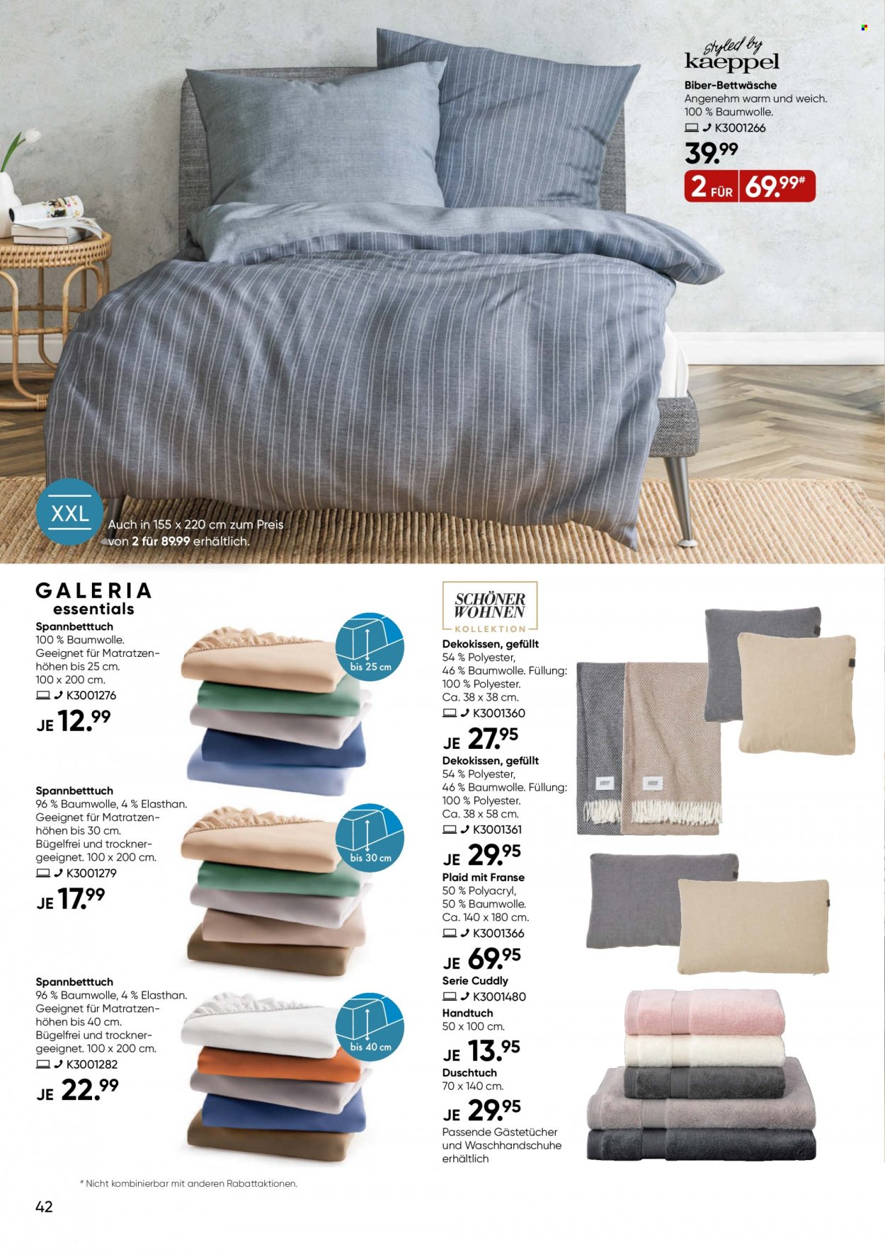 GALERIA Karstadt Kaufhof Prospekte  - 5.10.2022 - 11.10.2022. Seite 42