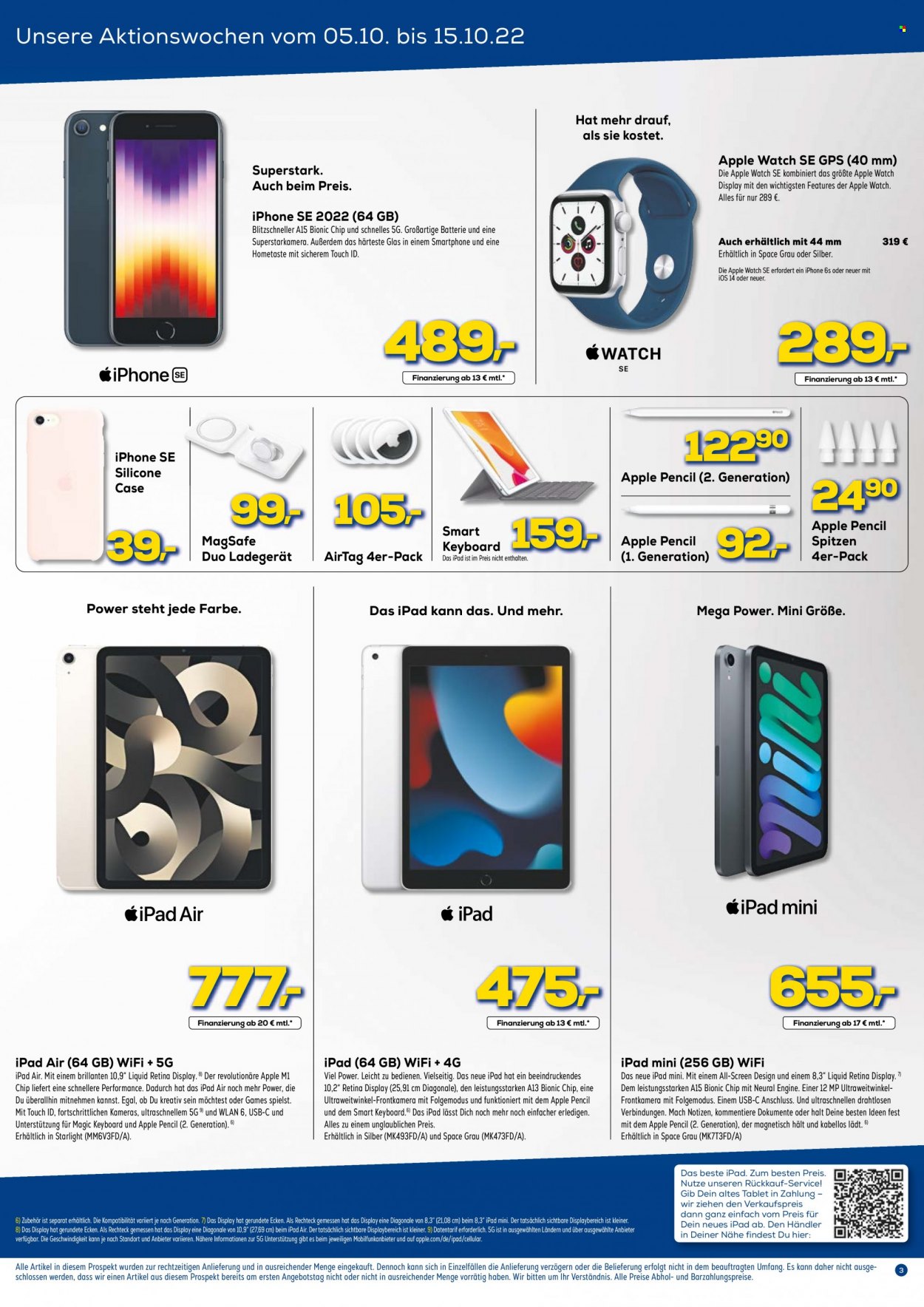 Euronics Prospekte  - 5.10.2022 - 15.10.2022. Seite 3