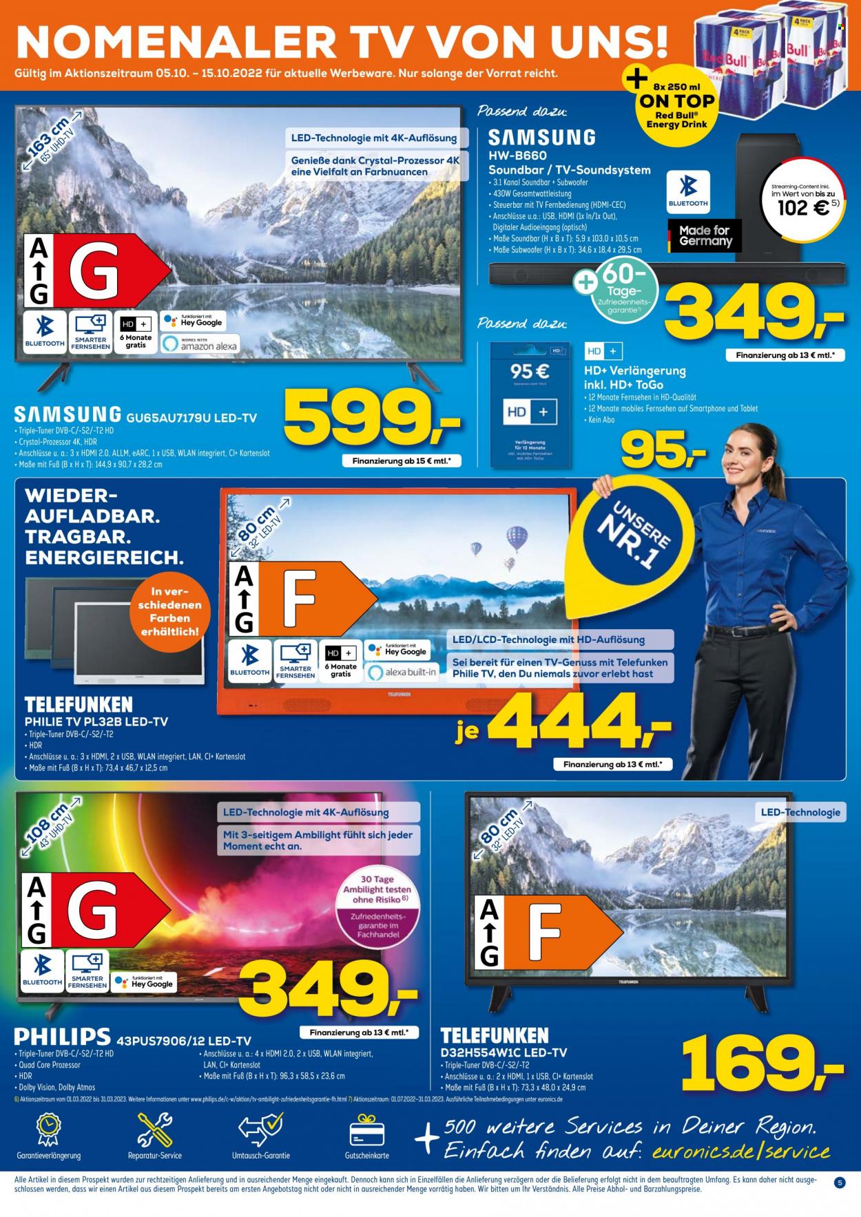 Euronics Prospekte  - 5.10.2022 - 15.10.2022. Seite 5