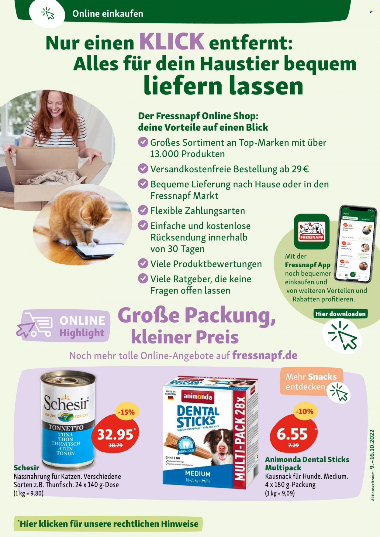 Fressnapf Prospekte  - 10.10.2022 - 15.10.2022. Seite 23