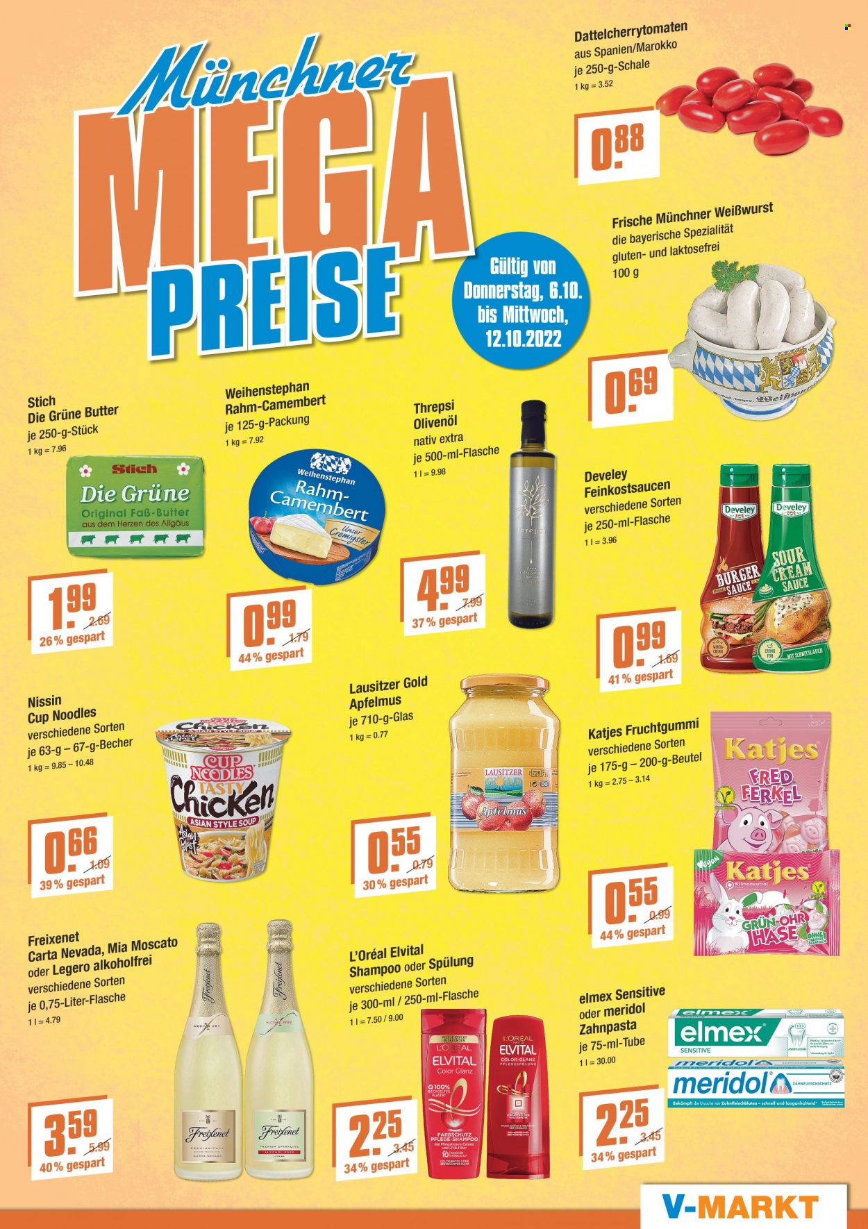 V-Markt Prospekte  - 6.10.2022 - 12.10.2022. Seite 1