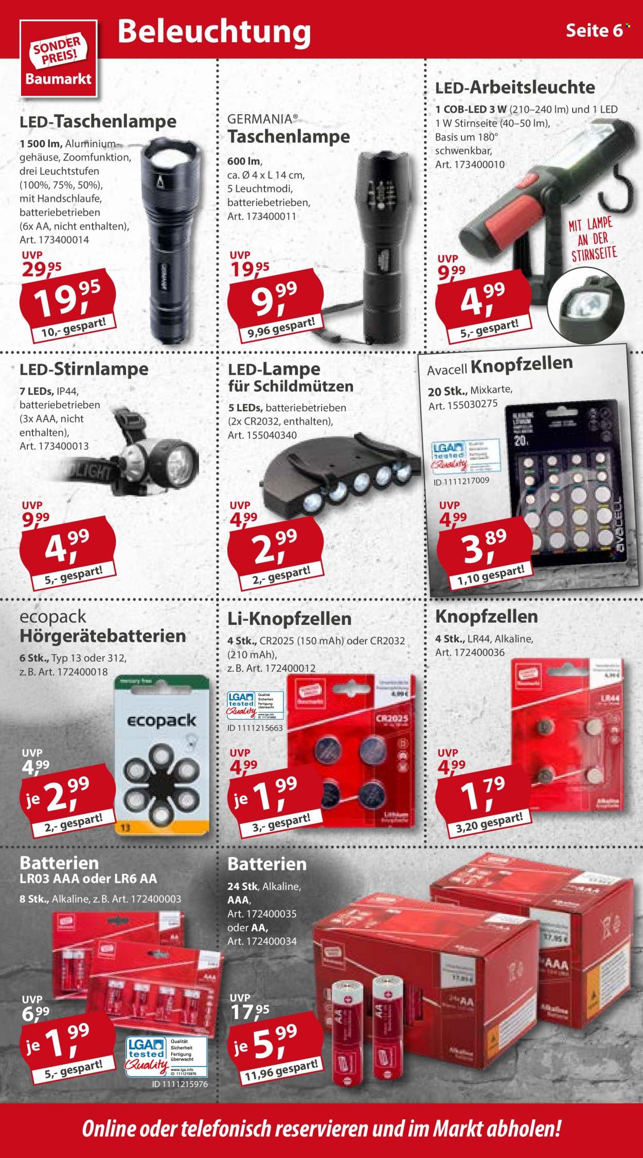 Sonderpreis-Baumarkt Prospekte  - 15.10.2022 - 21.10.2022. Seite 6