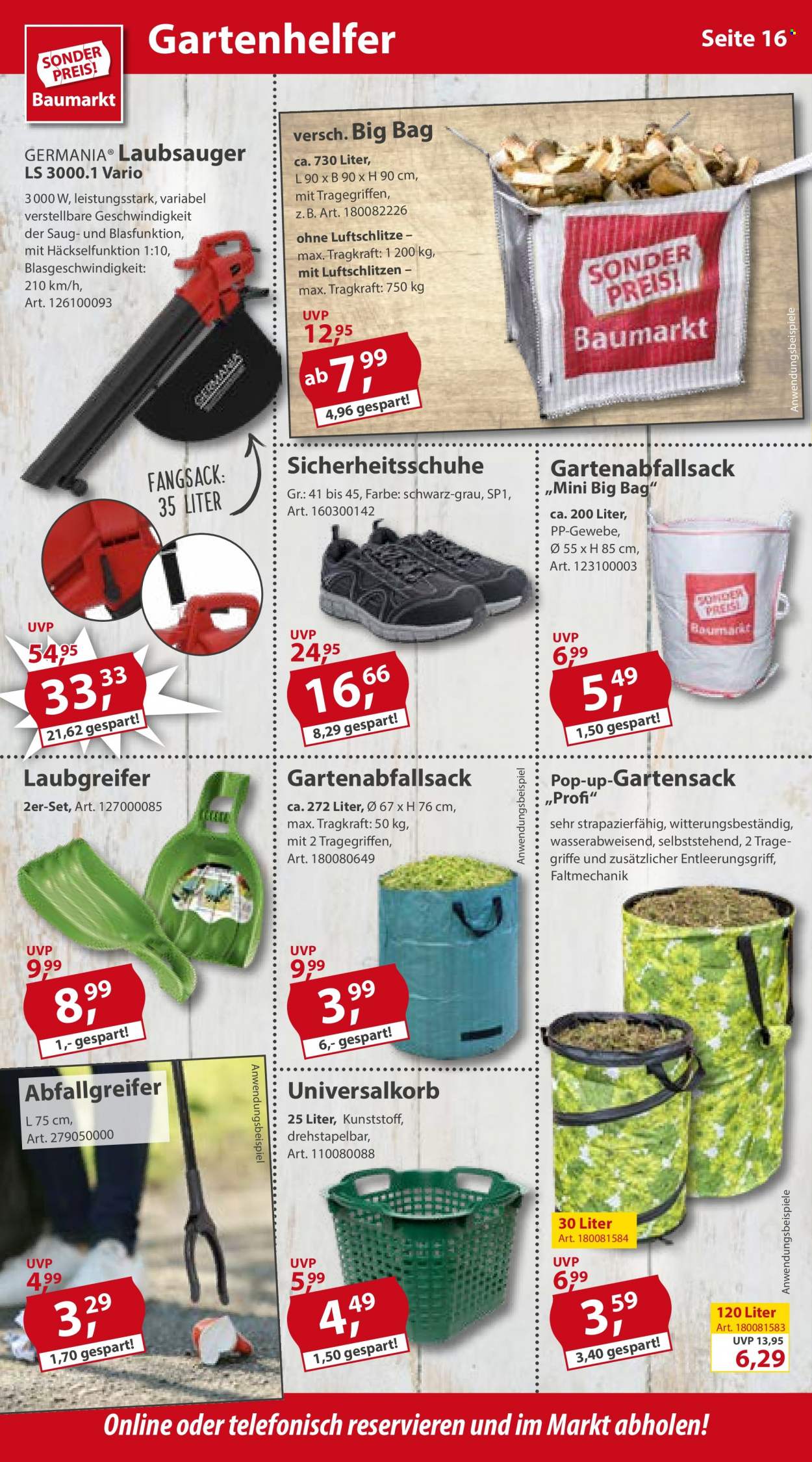 Sonderpreis-Baumarkt Prospekte  - 15.10.2022 - 21.10.2022. Seite 16