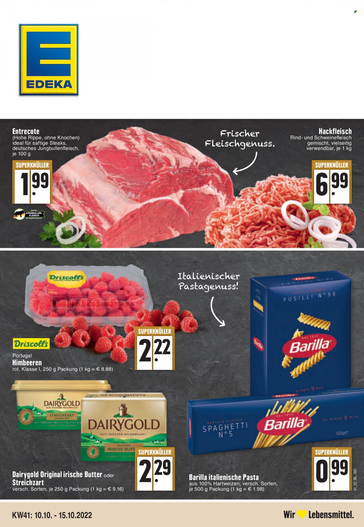 Edeka Prospekte  - 10.10.2022 - 15.10.2022. Seite 1