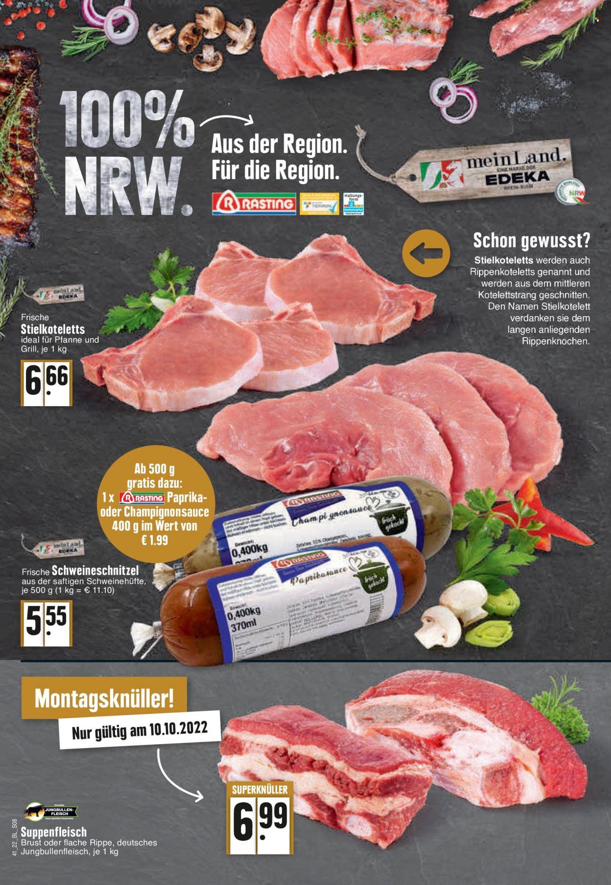 Edeka Prospekte  - 10.10.2022 - 15.10.2022. Seite 8