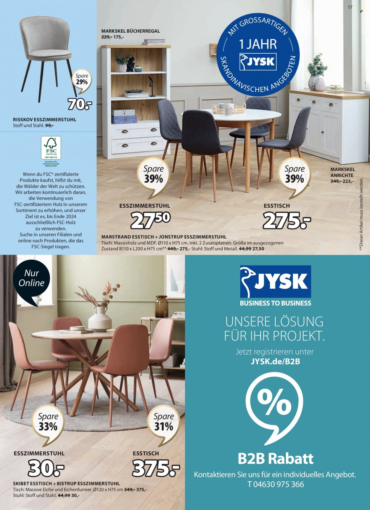 JYSK Prospekte  - 9.10.2022 - 22.10.2022. Seite 17