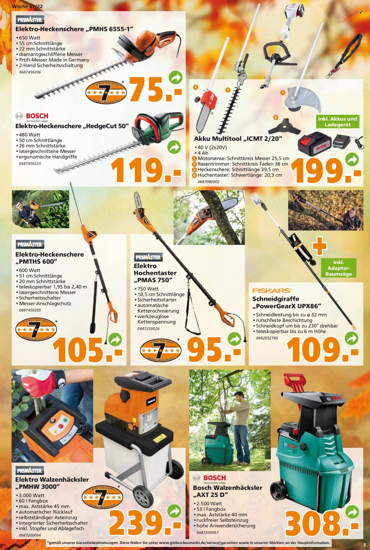 Globus Baumarkt Prospekte  - 10.10.2022 - 15.10.2022. Seite 3