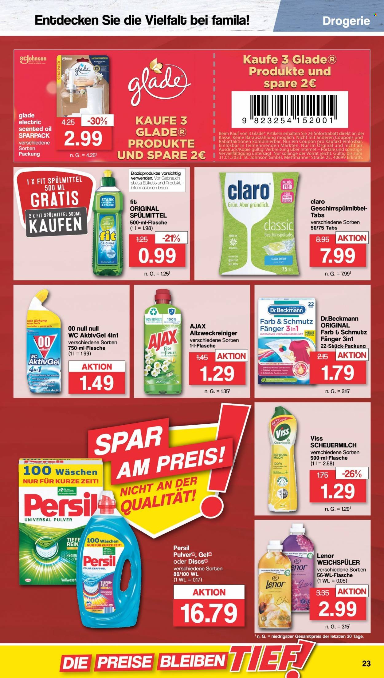famila Prospekte  - 10.10.2022 - 15.10.2022. Seite 23