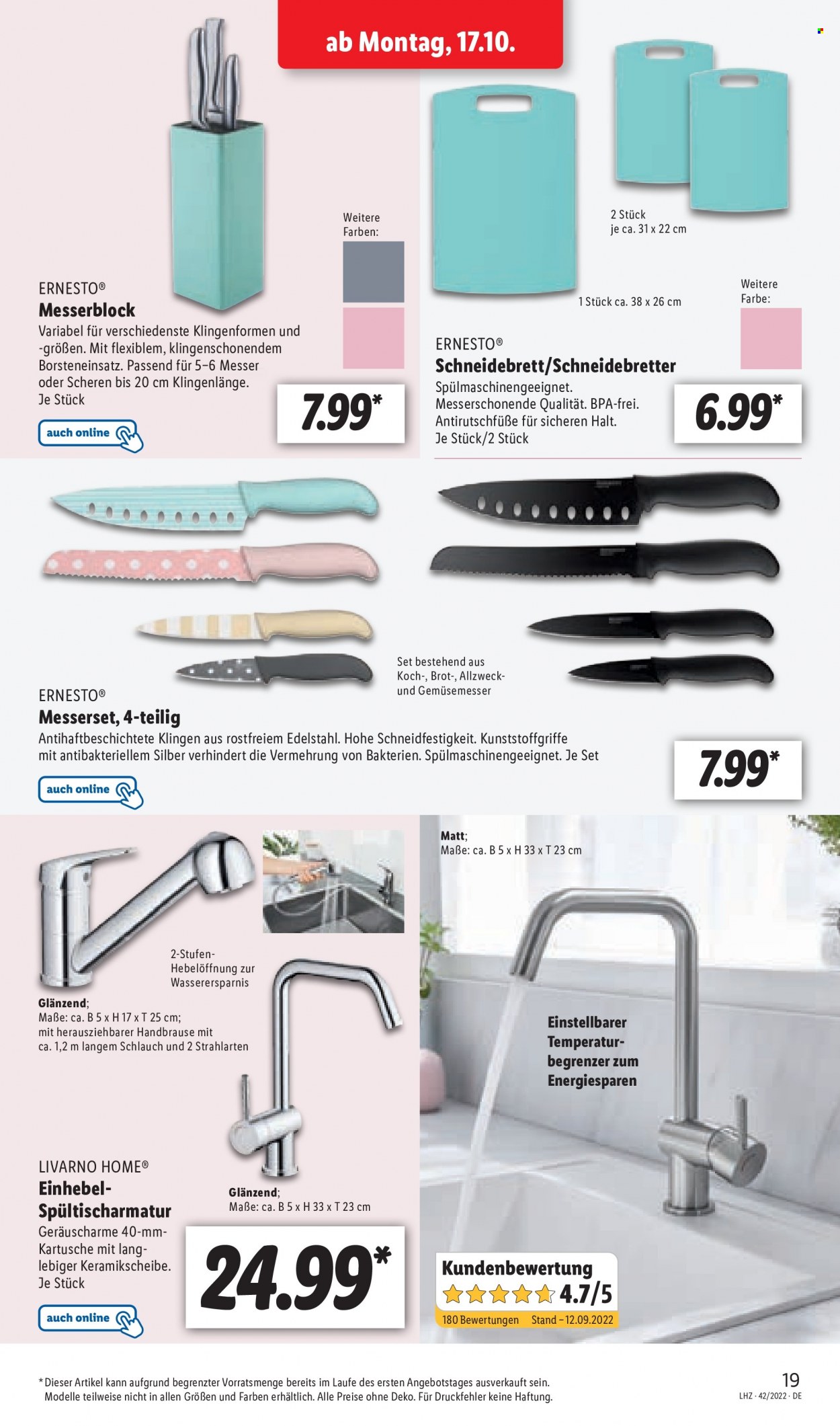 Lidl Prospekte  - 17.10.2022 - 22.10.2022. Seite 19