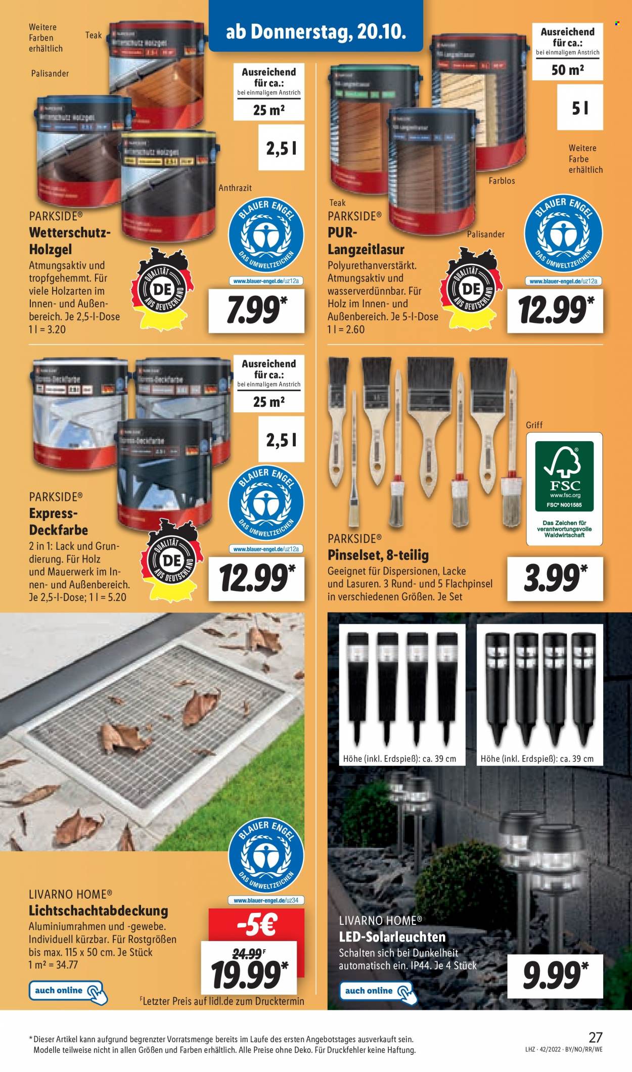 Lidl Prospekte  - 17.10.2022 - 22.10.2022. Seite 27