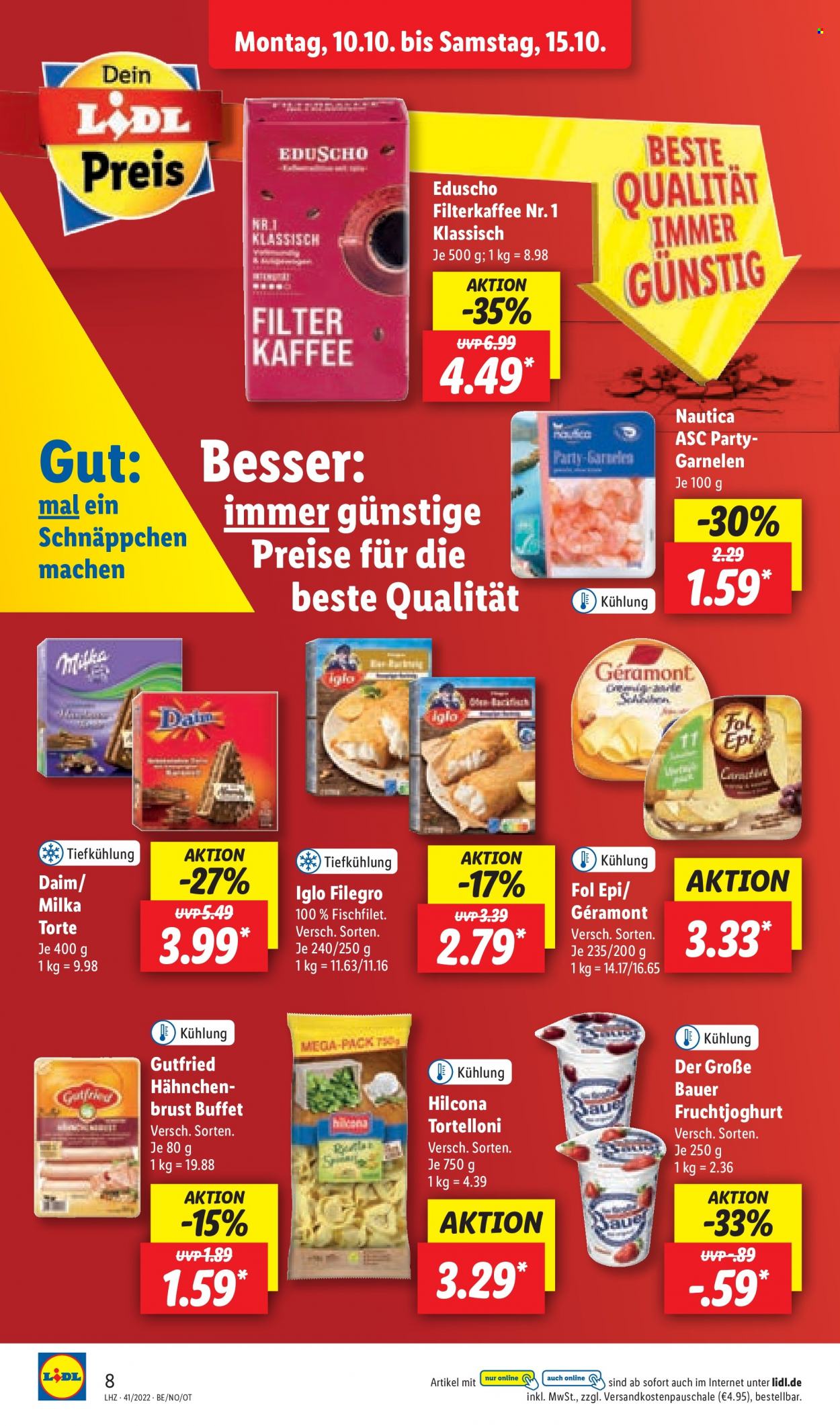 Lidl Prospekte  - 10.10.2022 - 15.10.2022. Seite 10