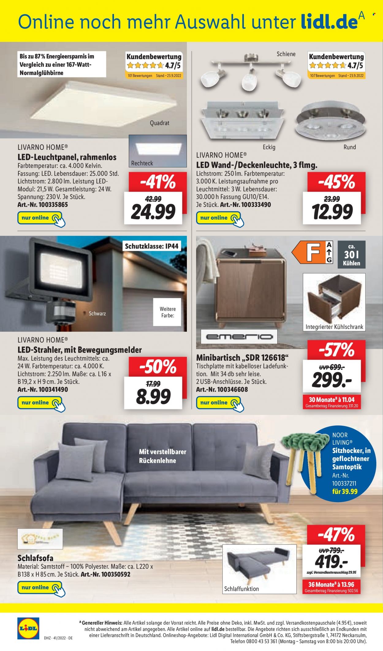 Lidl Prospekte  - 10.10.2022 - 15.10.2022. Seite 56