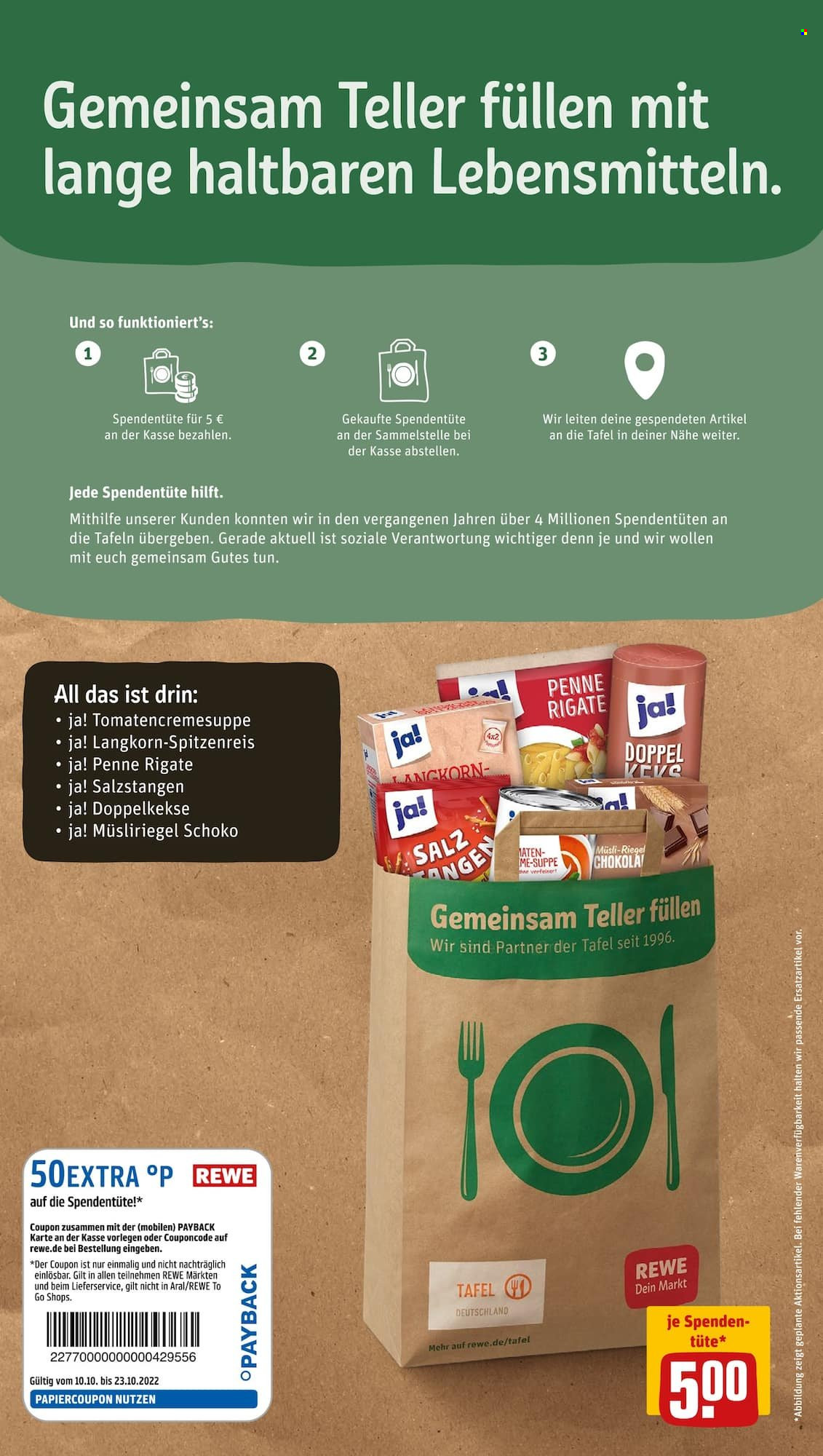 REWE Prospekte  - 10.10.2022 - 15.10.2022. Seite 3