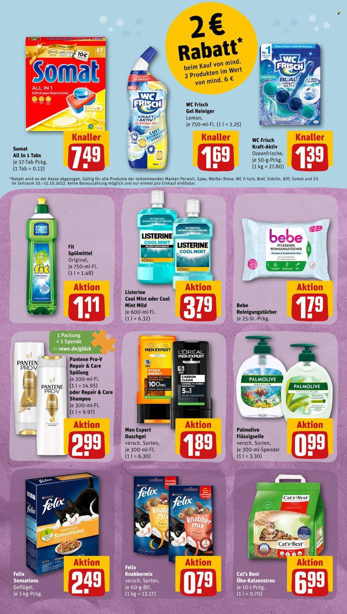 REWE Prospekte  - 10.10.2022 - 15.10.2022. Seite 14
