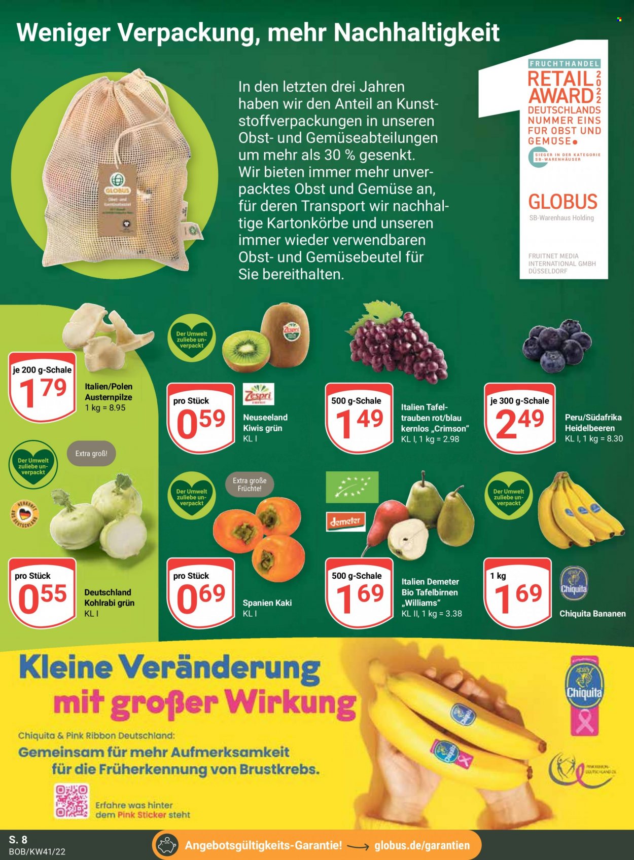 Globus Prospekte  - 10.10.2022 - 15.10.2022. Seite 8