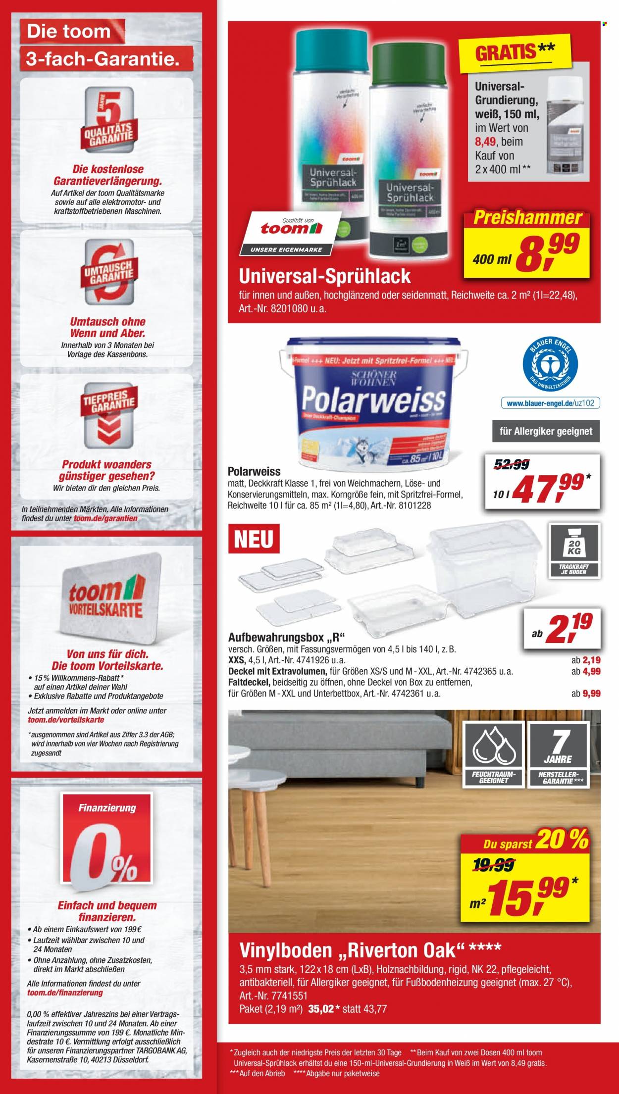 toom Baumarkt Prospekte  - 15.10.2022 - 21.10.2022. Seite 8