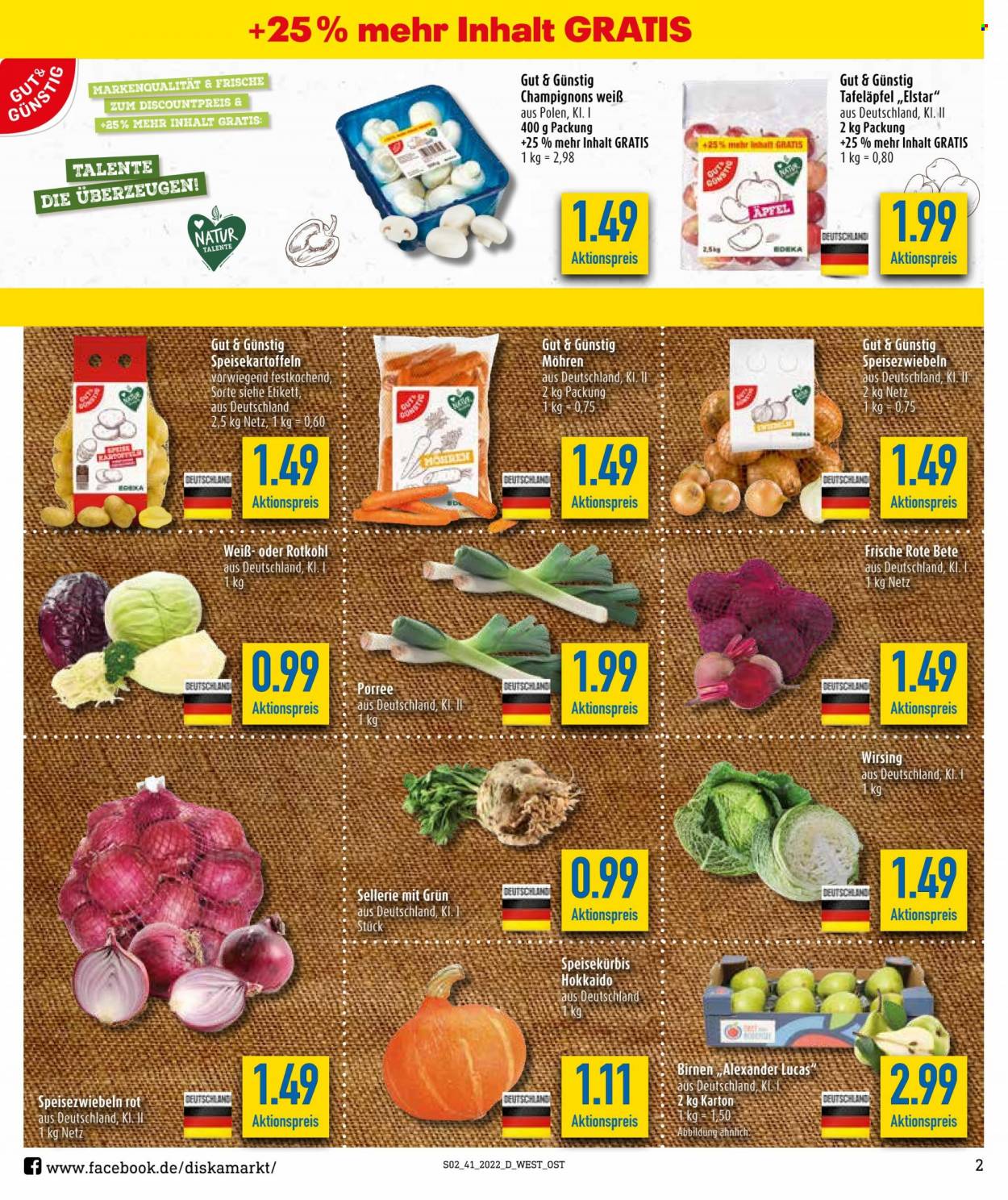 Diska Prospekte  - 10.10.2022 - 15.10.2022. Seite 2