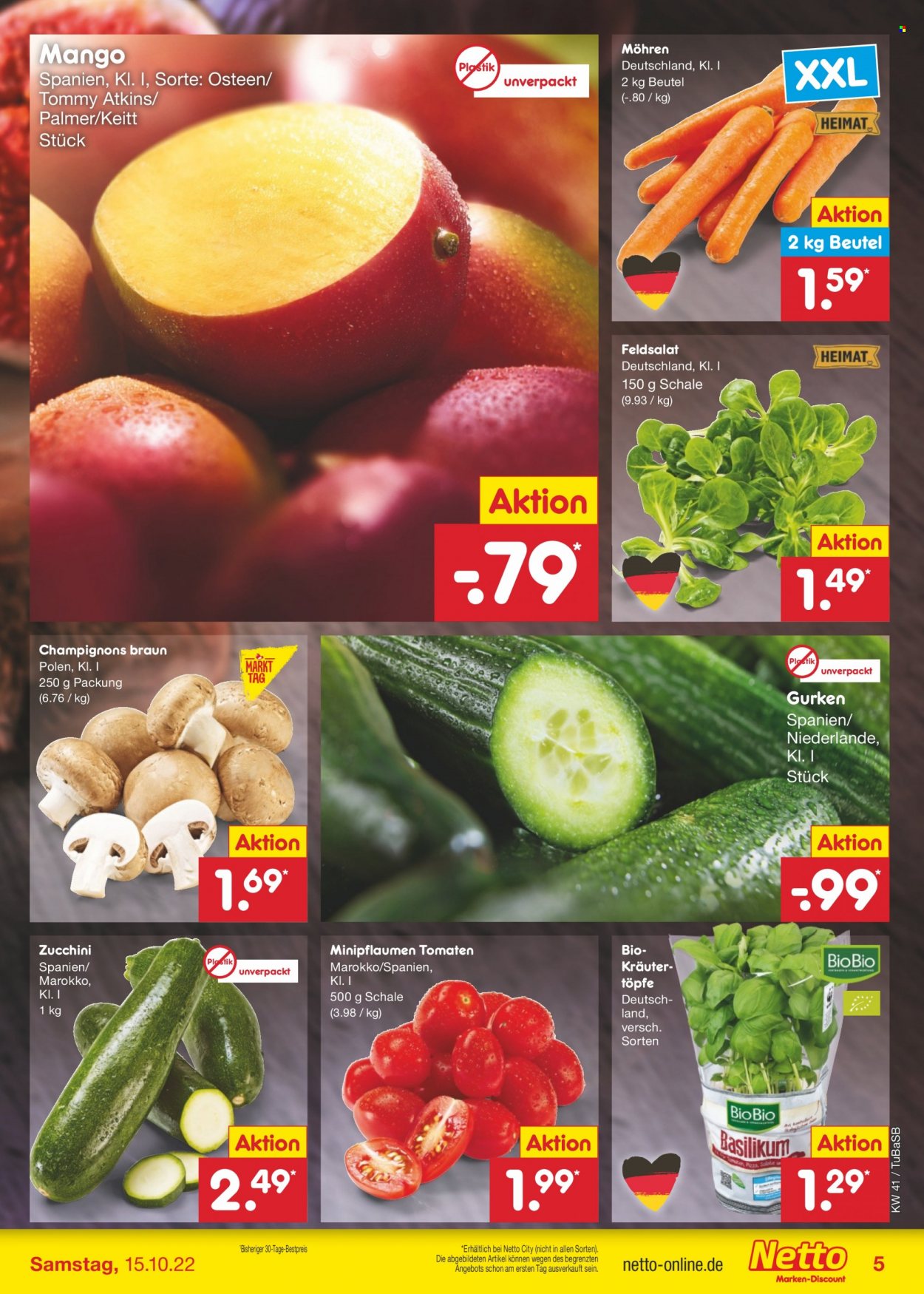 Netto Marken-Discount Prospekte  - 10.10.2022 - 15.10.2022. Seite 5