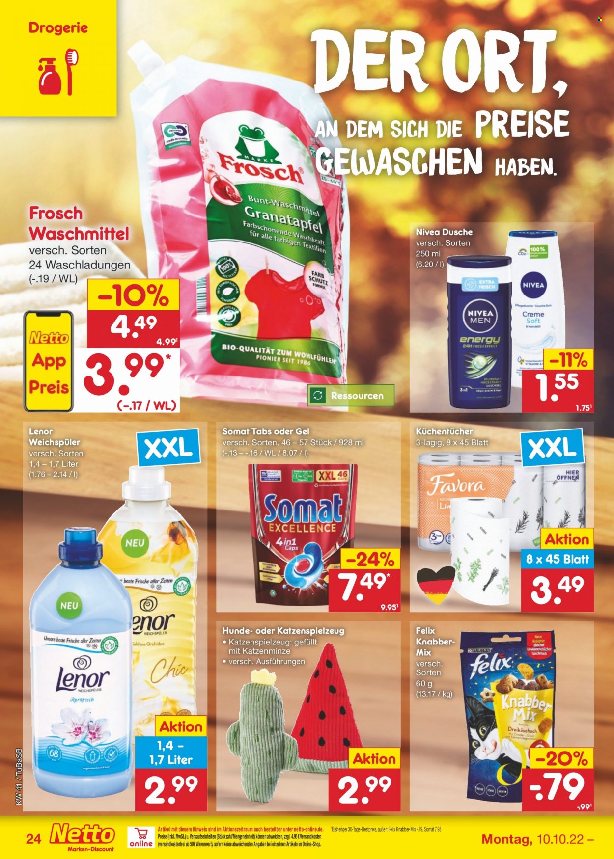 Netto Marken-Discount Prospekte  - 10.10.2022 - 15.10.2022. Seite 24