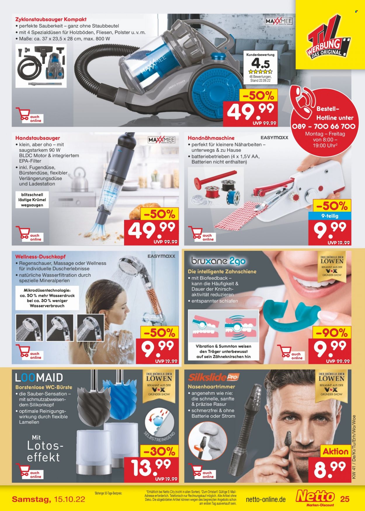 Netto Marken-Discount Prospekte  - 10.10.2022 - 15.10.2022. Seite 25