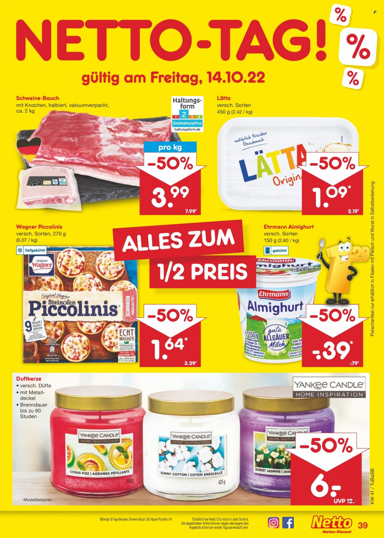 Netto Marken-Discount Prospekte  - 10.10.2022 - 15.10.2022. Seite 39