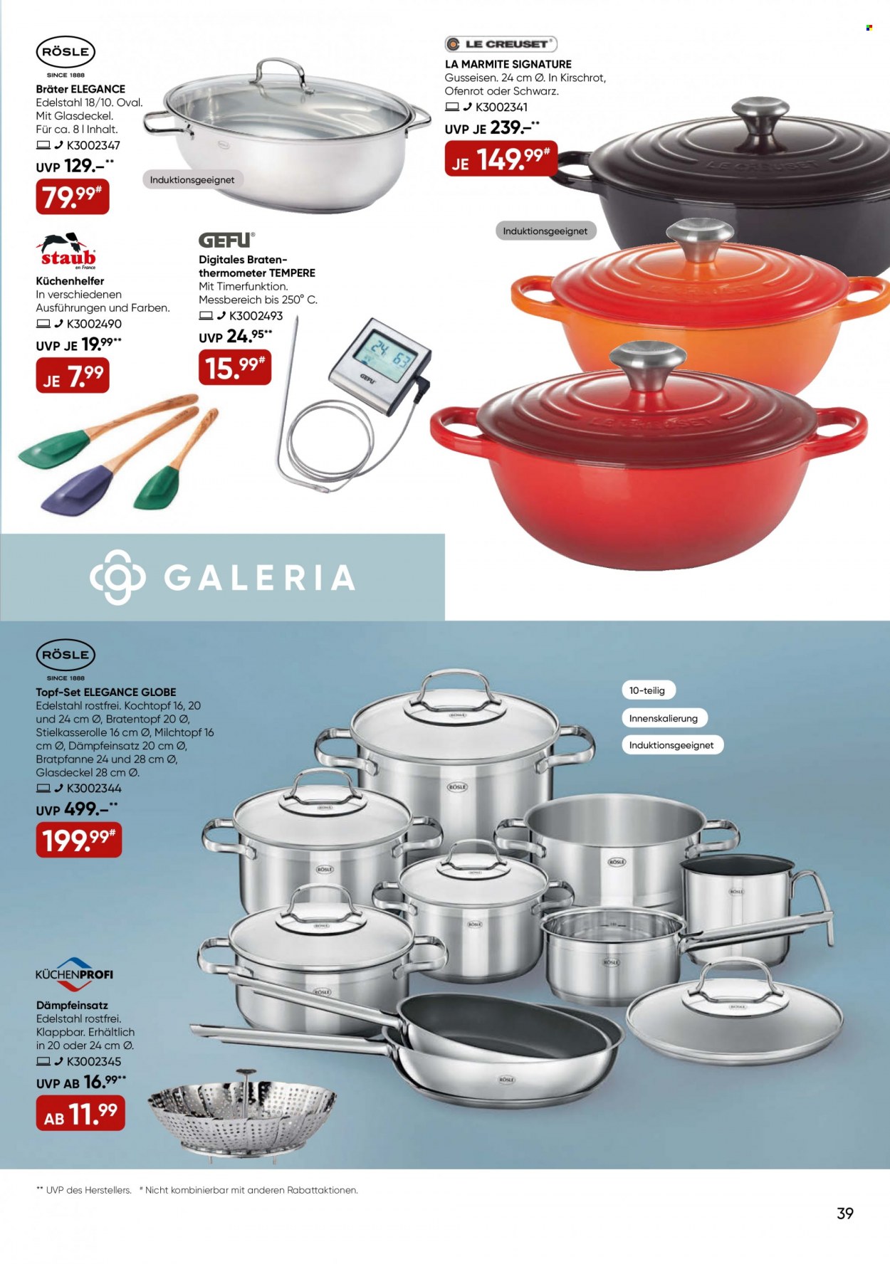 GALERIA Karstadt Kaufhof Prospekte  - 12.10.2022 - 18.10.2022. Seite 39