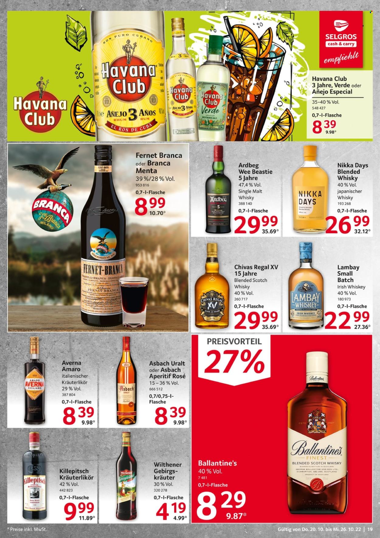 Selgros Prospekte  - 20.10.2022 - 26.10.2022. Seite 19