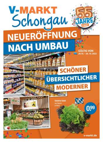 Prospekte V-Markt - 20.10.2022 - 26.10.2022.