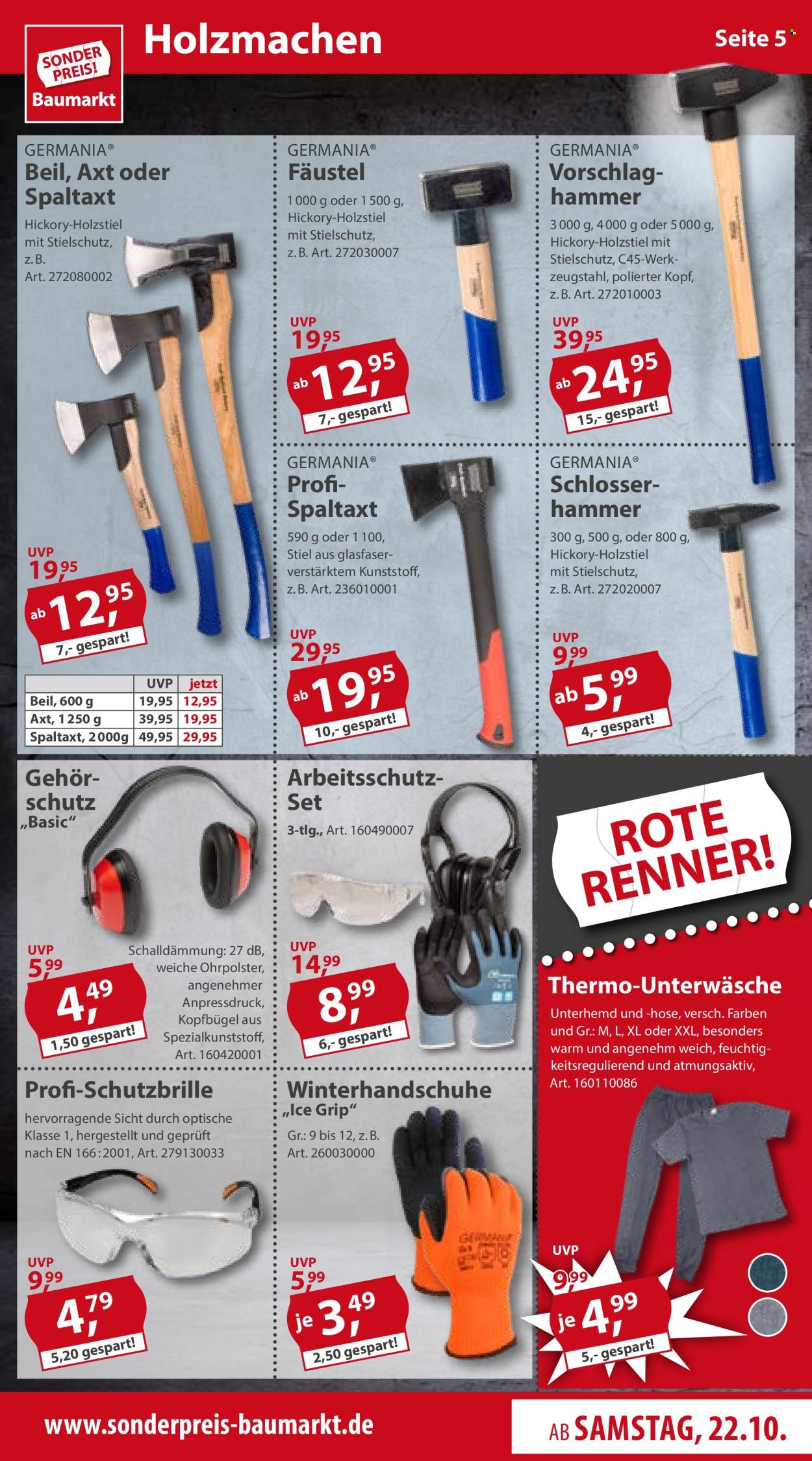 Sonderpreis-Baumarkt Prospekte  - 22.10.2022 - 28.10.2022. Seite 5