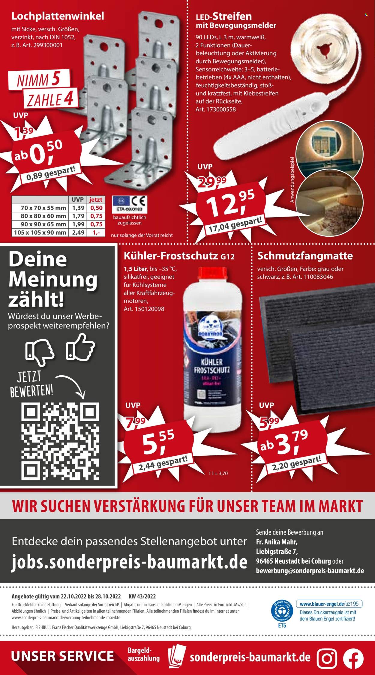 Sonderpreis-Baumarkt Prospekte  - 22.10.2022 - 28.10.2022. Seite 18