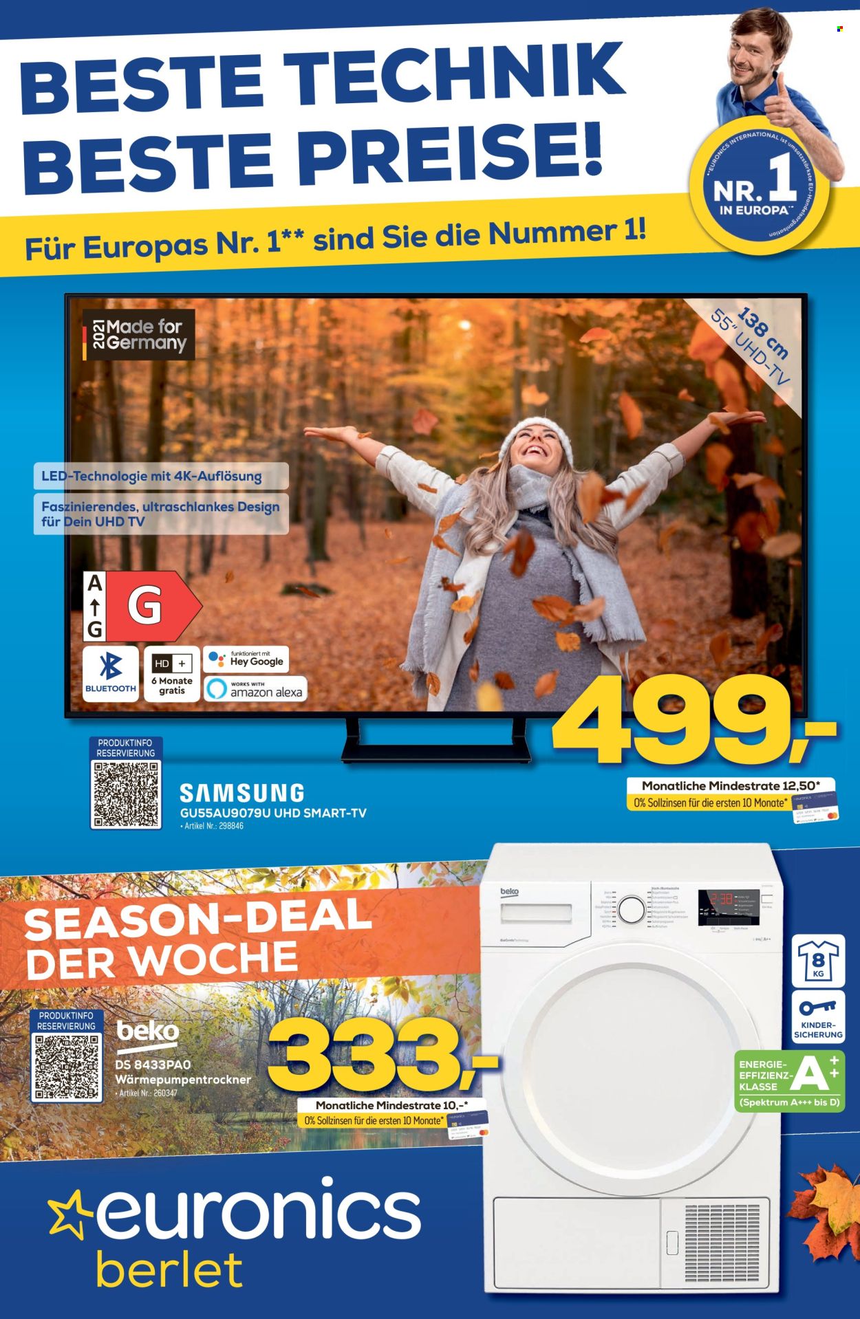 Euronics Prospekte  - 12.10.2022 - 18.10.2022. Seite 1