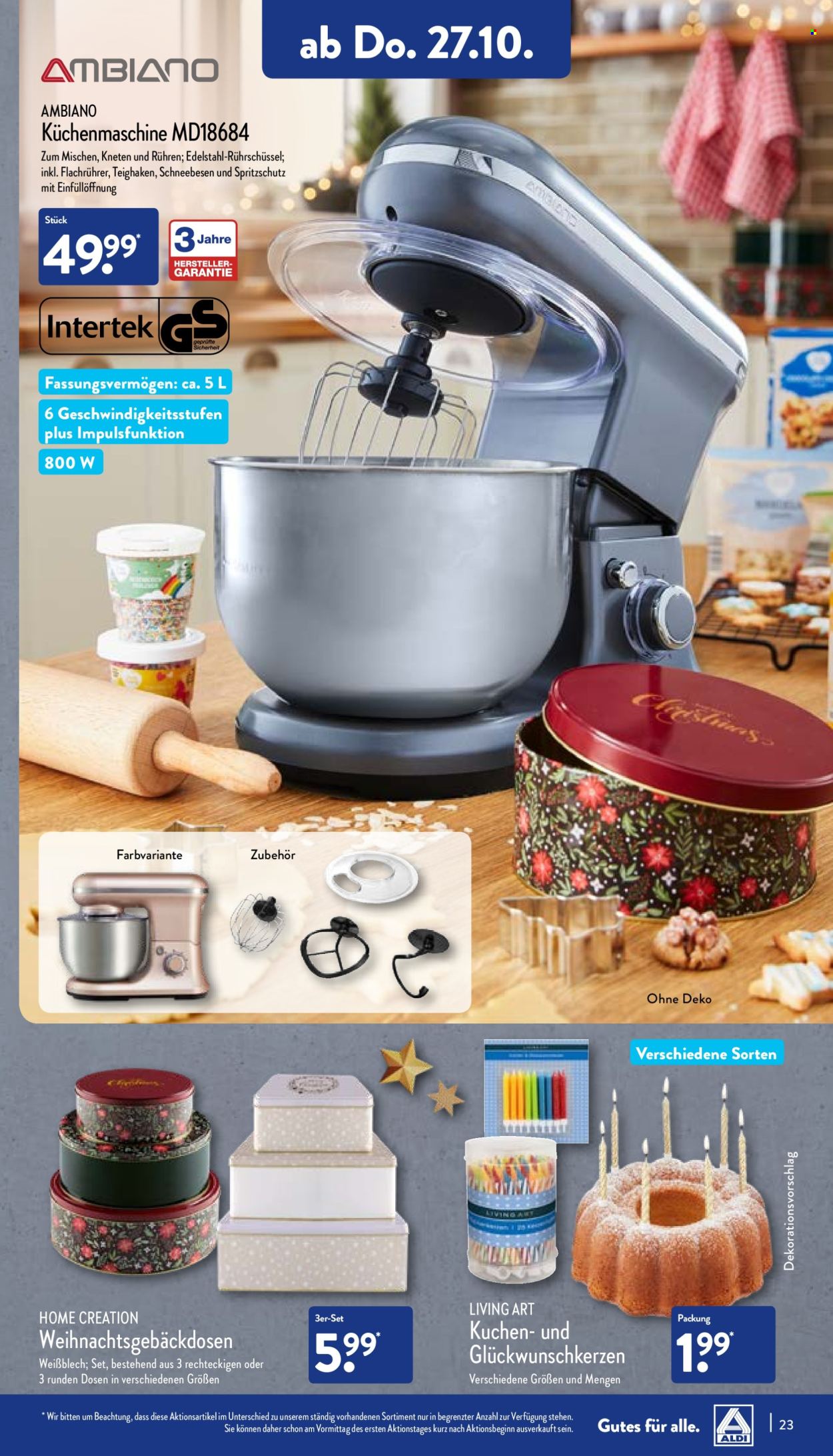 ALDI Nord Prospekte  - 24.10.2022 - 29.10.2022. Seite 23