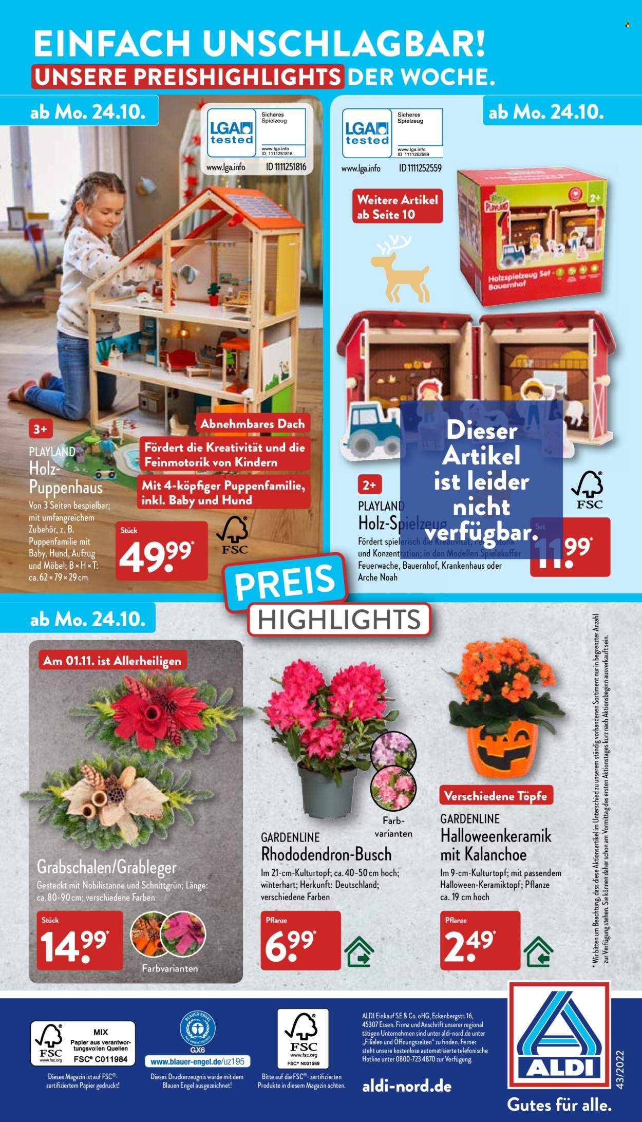 ALDI Nord Prospekte  - 24.10.2022 - 29.10.2022. Seite 39