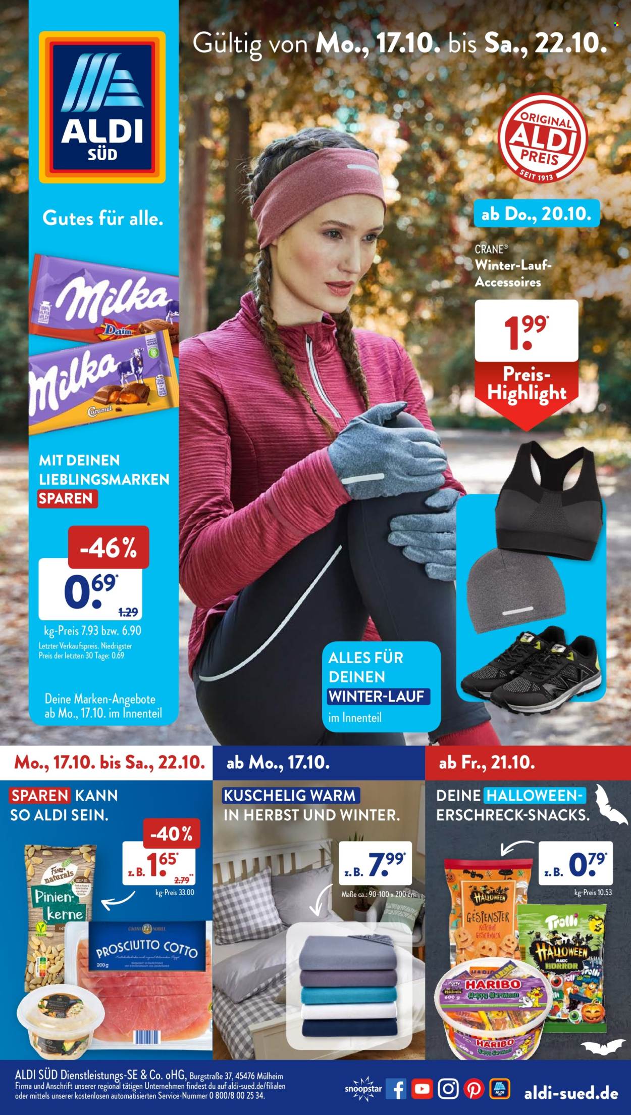 ALDI SÜD Prospekte  - 17.10.2022 - 22.10.2022. Seite 1