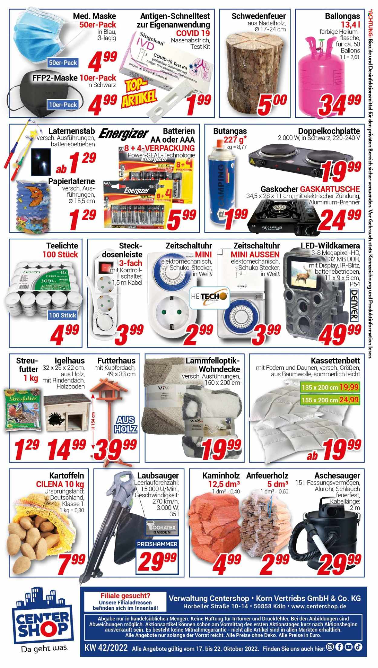 CENTERSHOP Prospekte  - 17.10.2022 - 22.10.2022. Seite 12