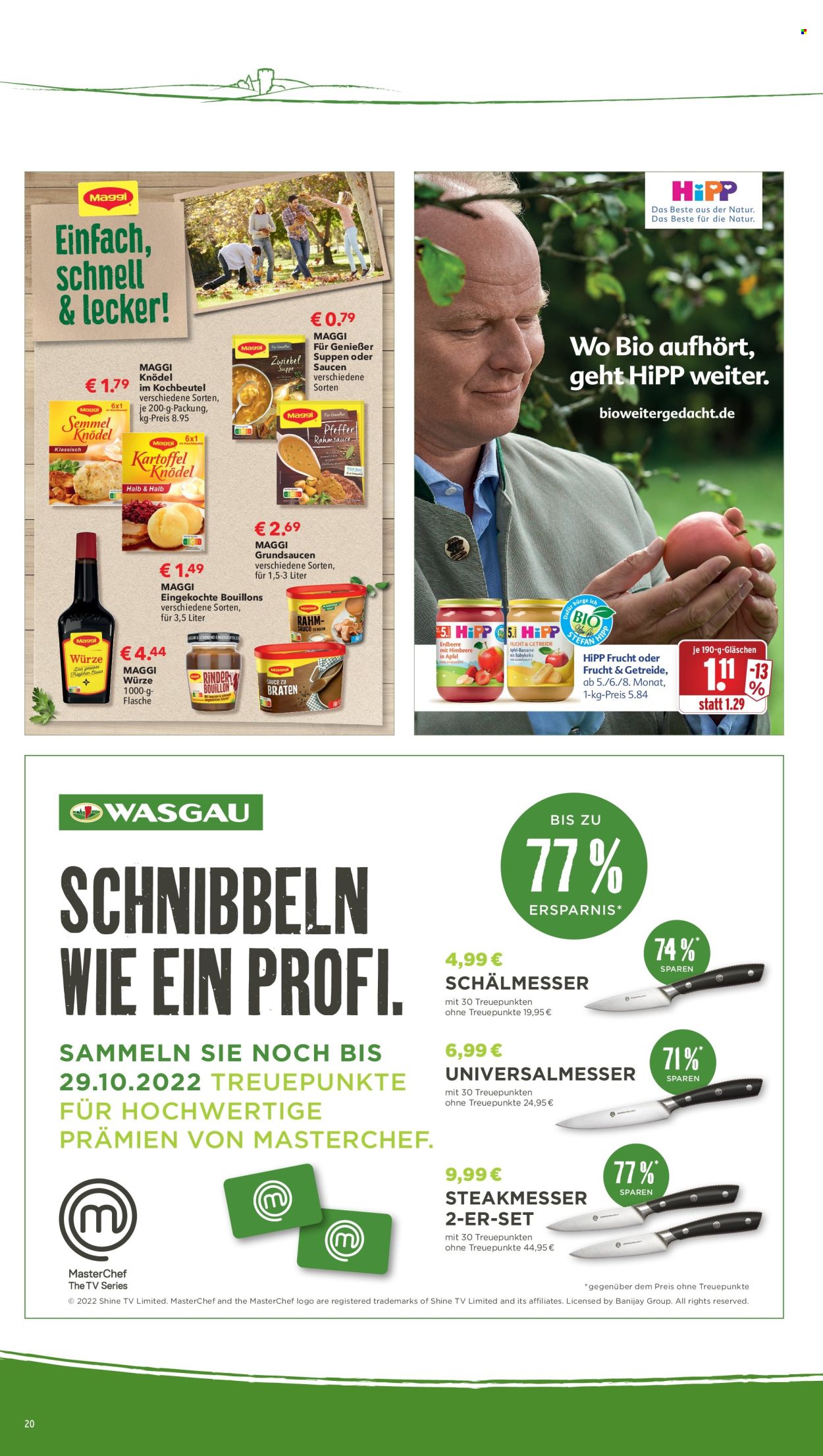Wasgau Prospekte  - 17.10.2022 - 22.10.2022. Seite 20