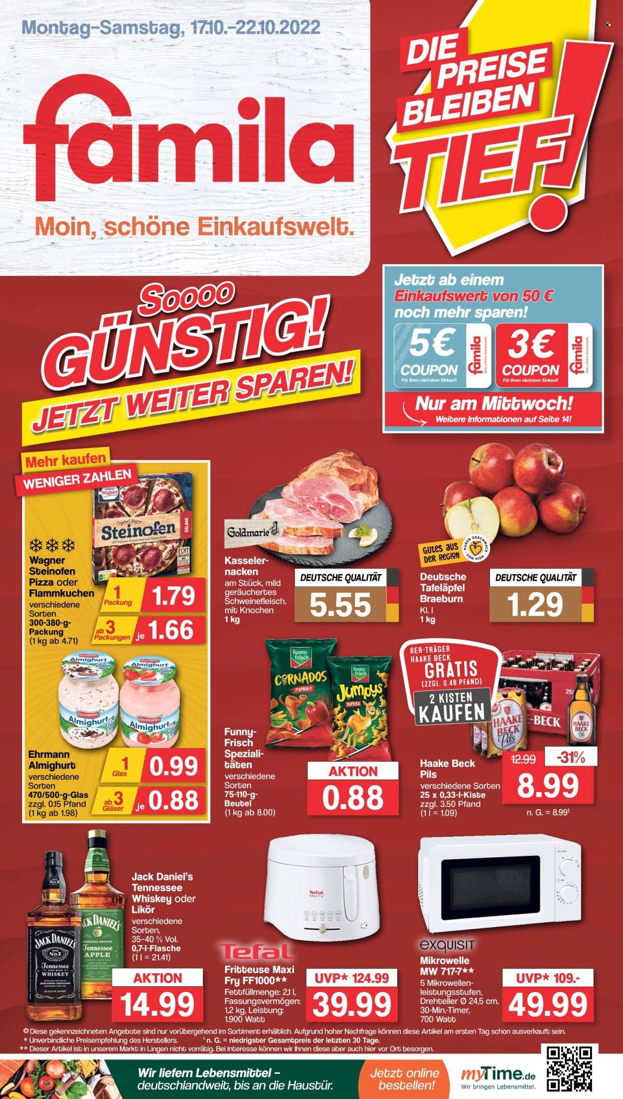 famila Prospekte  - 17.10.2022 - 22.10.2022. Seite 1
