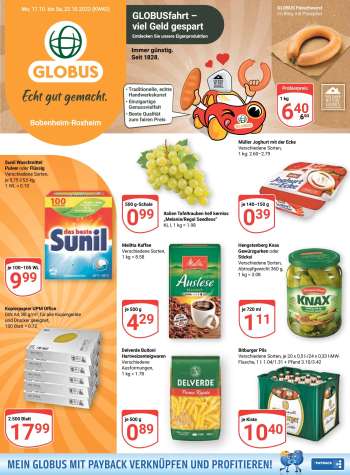 Prospekte Globus - 17.10.2022 - 22.10.2022.