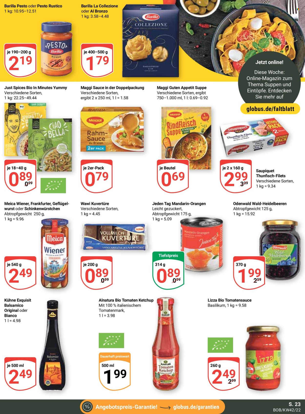 Globus Prospekte  - 17.10.2022 - 22.10.2022. Seite 23