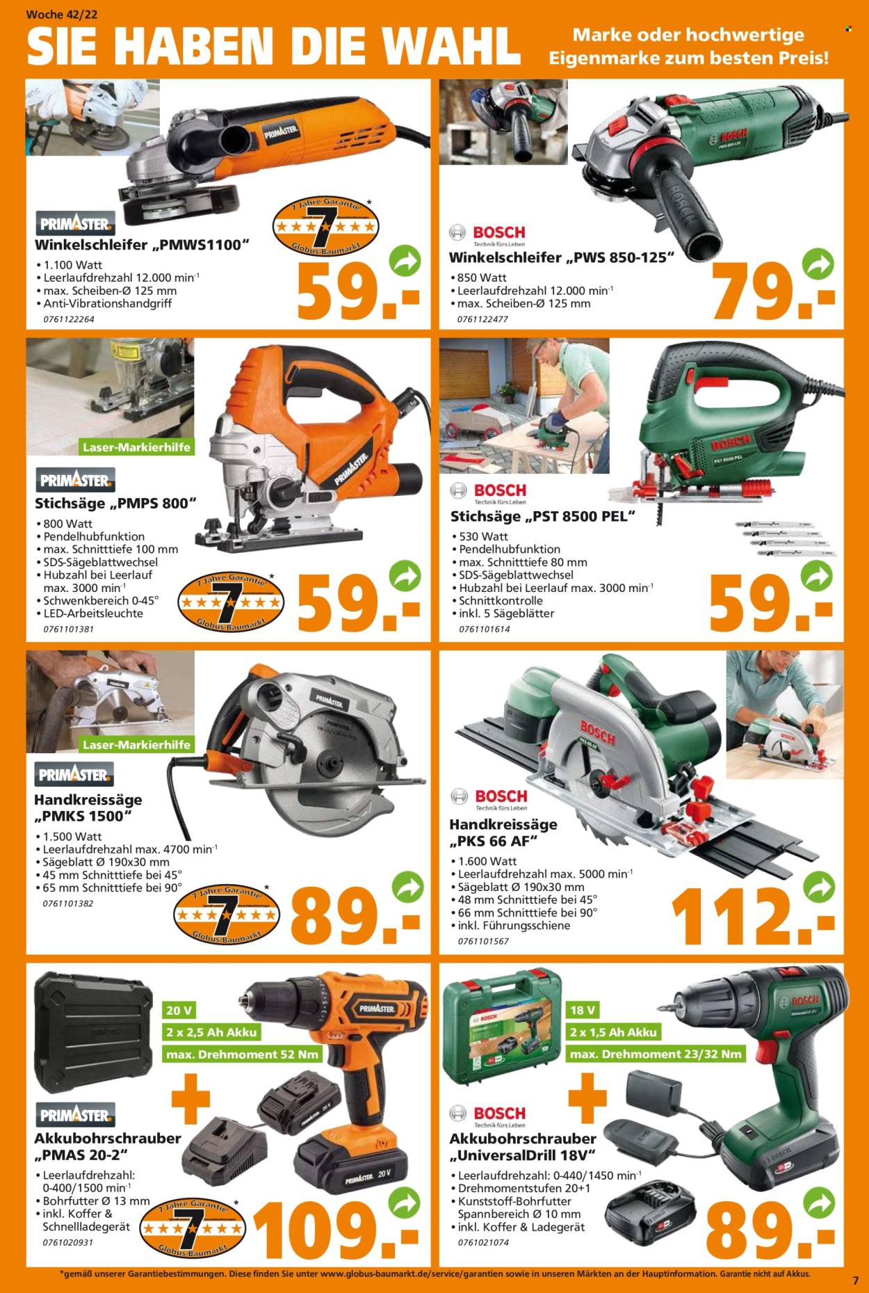 Globus Baumarkt Prospekte  - 17.10.2022 - 22.10.2022. Seite 7