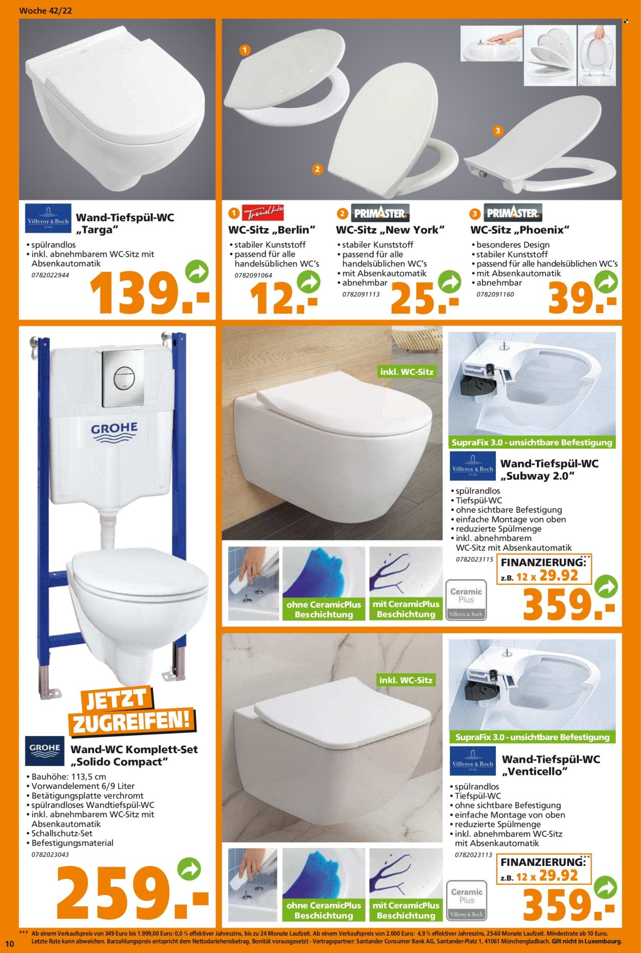 Globus Baumarkt Prospekte  - 17.10.2022 - 22.10.2022. Seite 10