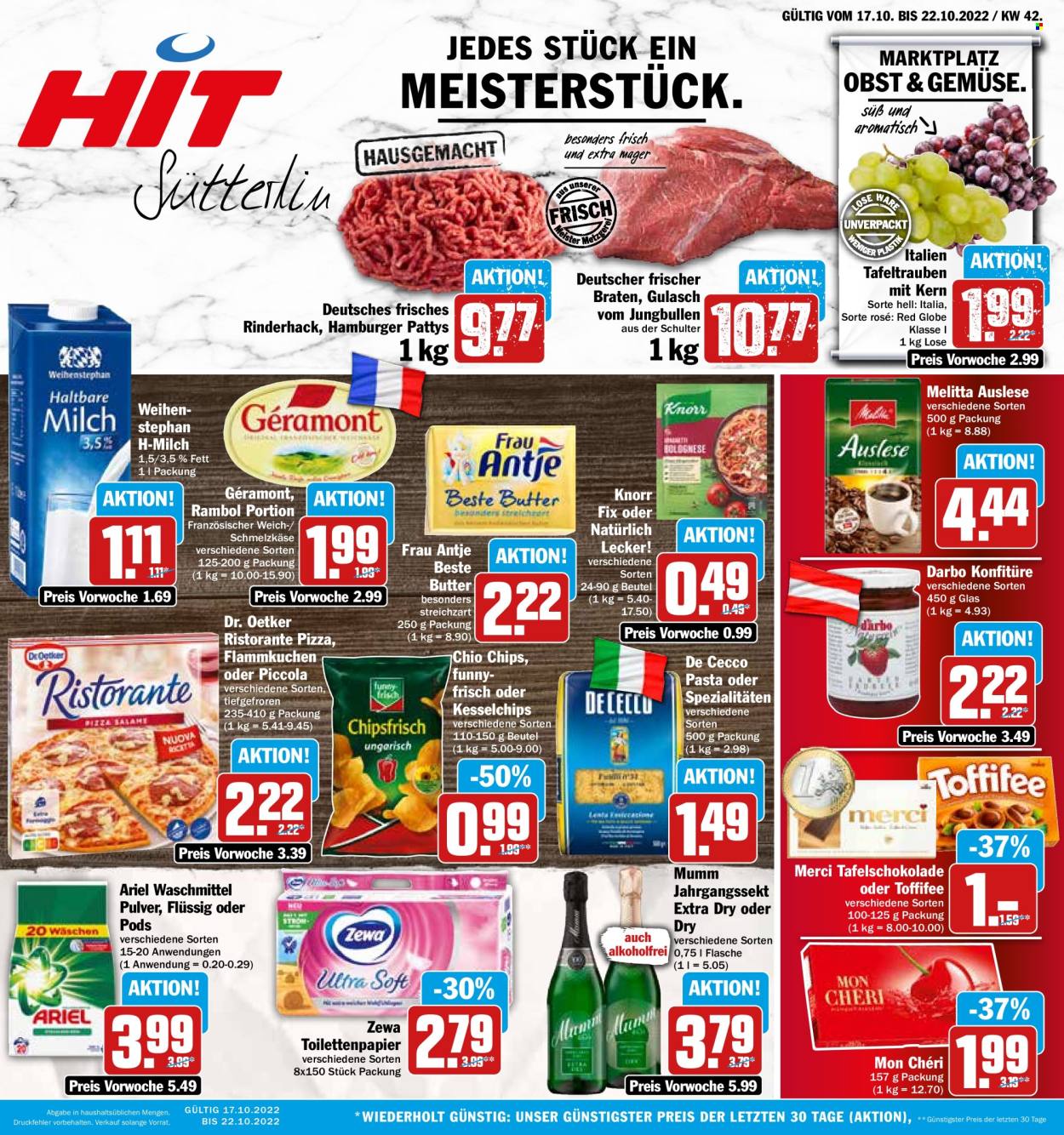 Hit Prospekte  - 17.10.2022 - 22.10.2022. Seite 1